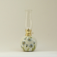 Petroleumlampe 0 Gänseblümchen schlankes Glas