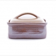 butter dish large  brown