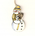 gift tag snowman