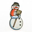 fridge magnet snowman